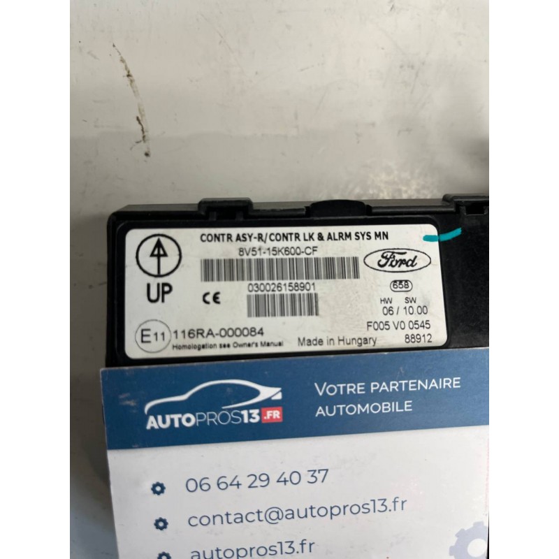 8V5115K600CF Module bsi Boitier Fusible Ford Fiesta Autopros13