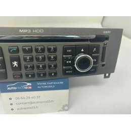 POSTE RADIO AUTORADIO CD NAVIGATION GPS PEUGEOT 308 PHASE1 RT3 T7-N3  96658736XH