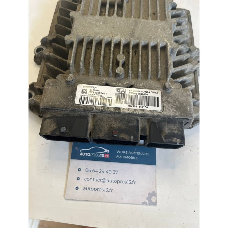 Calculateur Moteur SID807EVO Pour Peugeot / Citroën - À Décoder Par Un Professionnel (Occasion, Réf. S180123008C)