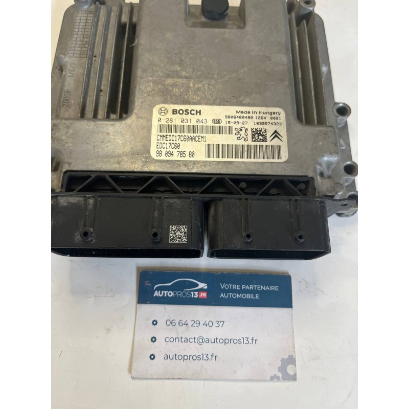 Citroen Saxo Calculateur moteur ECU 0281001839 9630059880