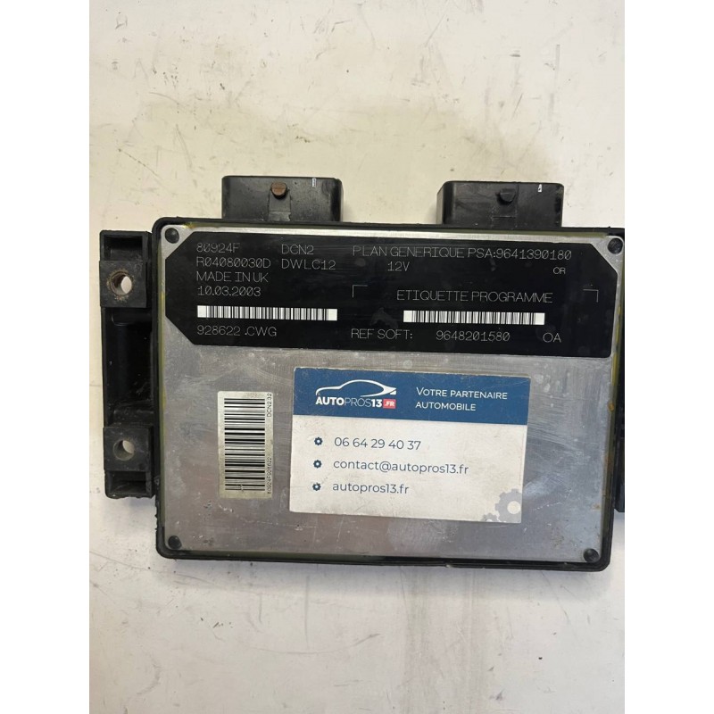 Calculateur Moteur (ECU) à Reprogrammer Pour Peugeot 206 1.9D DW8 - Réf. Lucas DCN2 DWLC12