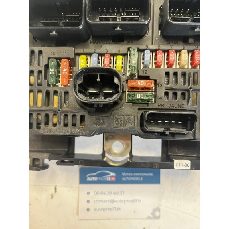 USM BOITIER FUSIBLE SERVITUDE BSM MODULE MOTEUR PEUGEOT CITROEN C4 C5 ...