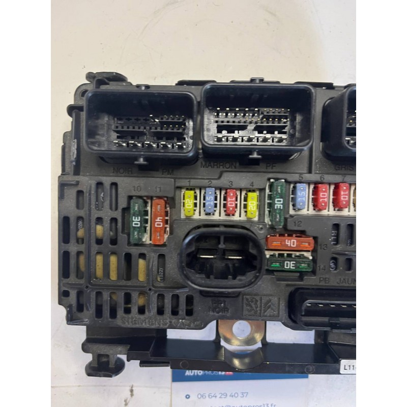 USM BOITIER FUSIBLE SERVITUDE BSM MODULE MOTEUR PEUGEOT CITROEN C4 C5 ...