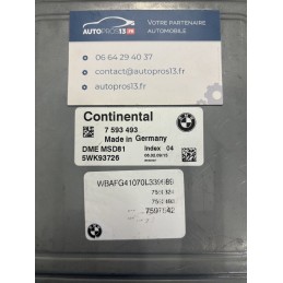DME MSD81 ECU CALCULATEUR...